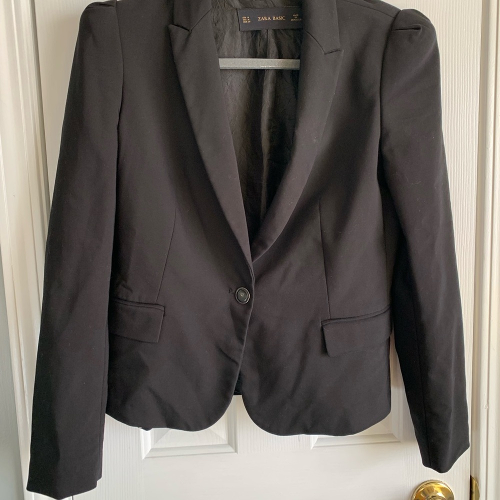 Zara Basic Elegant Black Jacket